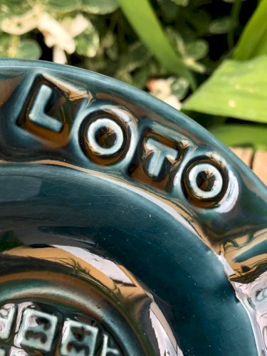 Cendrier vintage publicitaire Loto de GIEN