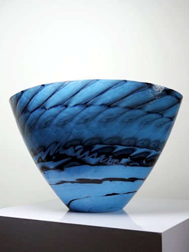 Centre de table, coupe ou grand bol en verre de Murano "Yourmurano" artisanal