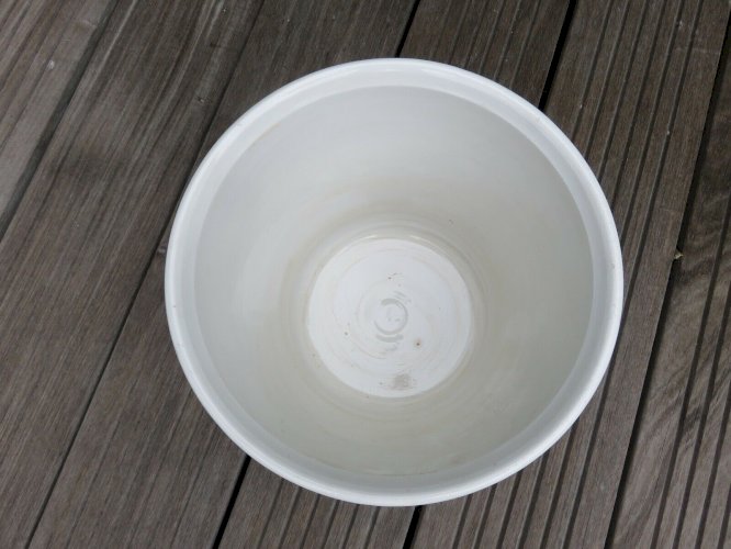 CERAMIQUE BASSANO MADE IN ITALY GRAND CACHE POT PALMIER ANNEES 60 70 VINTAGE 