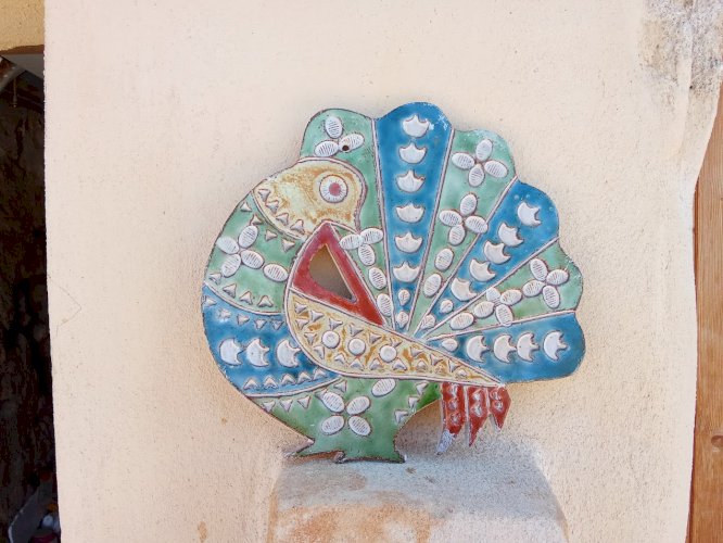 Céramique émaillée polychromes de Dominique Perot 