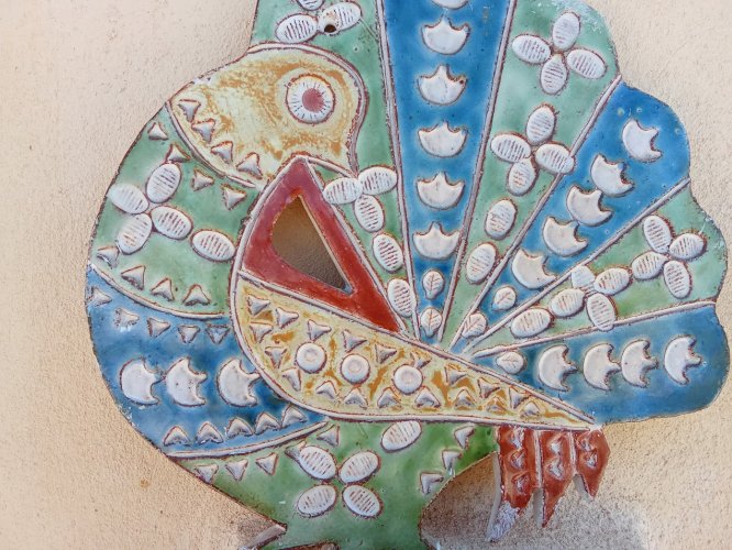 Céramique émaillée polychromes de Dominique Perot 
