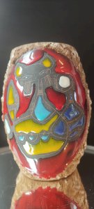 Céramique Italienne Luigi SANTI (1907-1981) Décor Zoomorphe