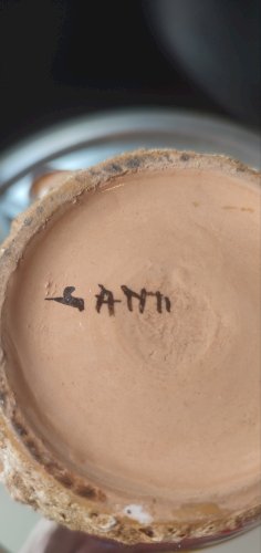 Céramique Italienne Luigi SANTI (1907-1981) Décor Zoomorphe