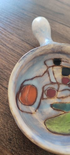 Céramique signée Marie-Christine Treinen Vallauris  XXᵉ Congrès Nice