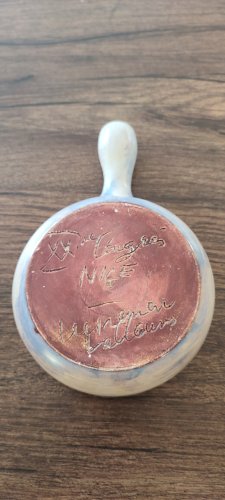 Céramique signée Marie-Christine Treinen Vallauris  XXᵉ Congrès Nice