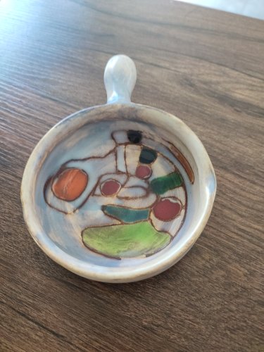 Céramique signée Marie-Christine Treinen Vallauris  XXᵉ Congrès Nice