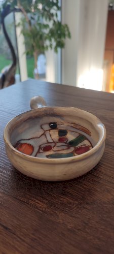 Céramique signée Marie-Christine Treinen Vallauris  XXᵉ Congrès Nice