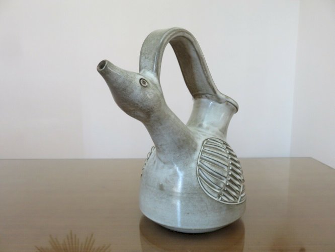 CERAMIQUE ZOOMORPHE  MARIUS BESSONE  VALLAURIS 1950 - 1960