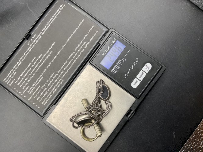 Chaine de Montre CHATELAINE en Argent et Email  XIXème