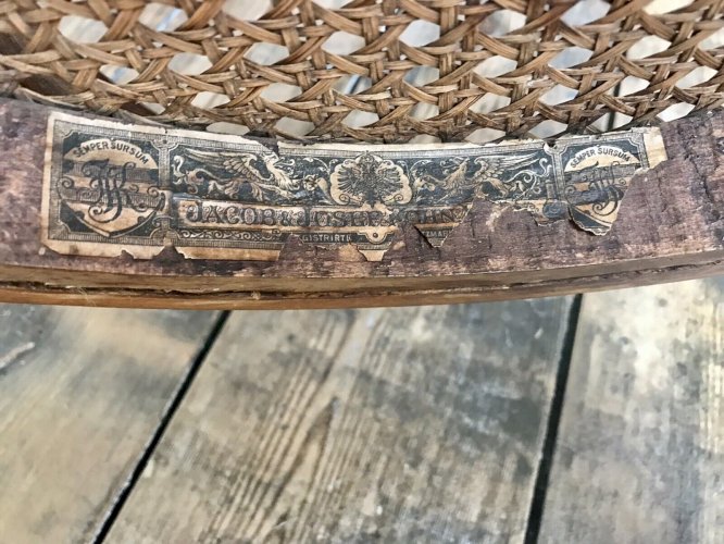 Chaise Ancienne Jacob Et Josef Kohn Numero 41 Wsetin Austria Cannee Bistrot