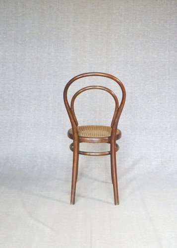 Chaise bistro UNGVAR 1900,n°14 1/2 assise d'origine No Thonet
