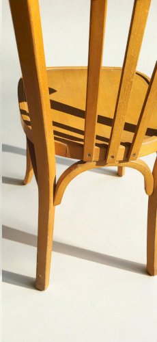 Chaise bistrot Baumann 1960