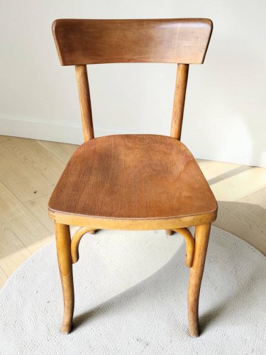 Chaise bistrot en bois courbé (bentwood), Tchécoslovaquie