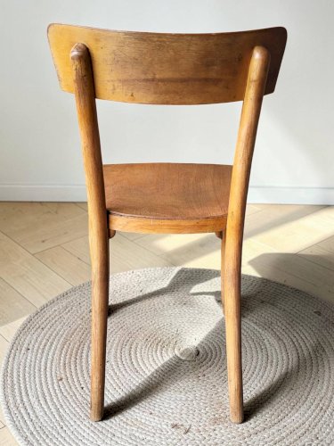 Chaise bistrot en bois courbé (bentwood), Tchécoslovaquie