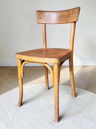 Chaise bistrot en bois courbé (bentwood), Tchécoslovaquie