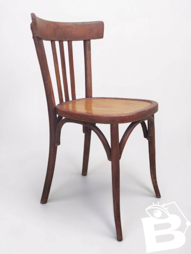 Chaise bistrot en bois courbé