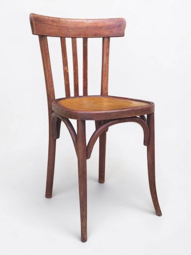 Chaise bistrot en bois courbé