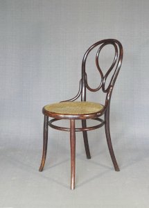 Chaise bistrot N°20 par Thonet , façon palissandre, vers1890