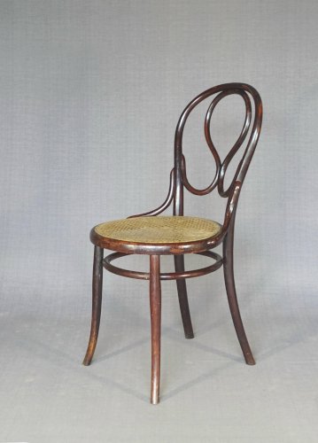 Chaise bistrot N°20 par Thonet , façon palissandre, vers1890