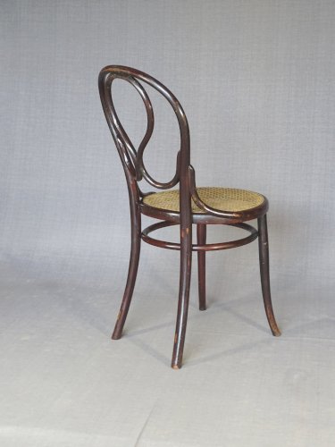 Chaise bistrot N°20 par Thonet , façon palissandre, vers1890