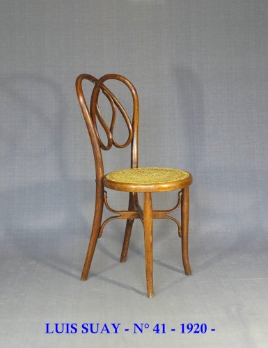 Chaise bistrot par Luis Suay, Valencia, 1920 - No Thonet -