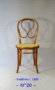 Bistro Chair Rabenau No. 20, around 1885, no Thonet