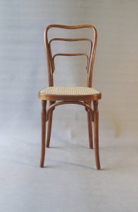 Wood chair - curved KOHN No. 248 a, around 1905 - Wiener Secession - not Thonet -