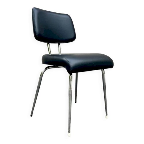 Chaise bureau skaï noir