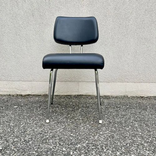 Chaise bureau skaï noir
