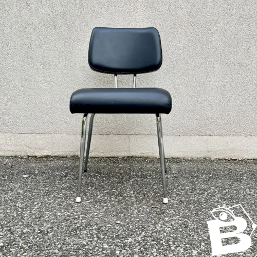 Chaise bureau skaï noir