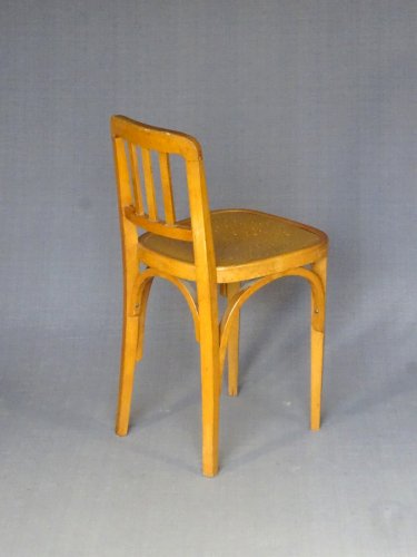 Chaise de métier bois-courbé Horgen Glarus(CH) 1950, no Thonet bistrot