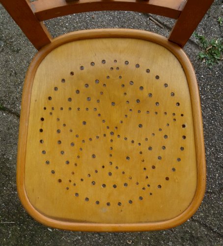 Chaise de métier bois-courbé Horgen Glarus(CH) 1950, no Thonet bistrot