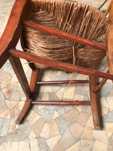 chaise de nourrice ancienne