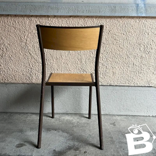 Chaise écolier vintage
