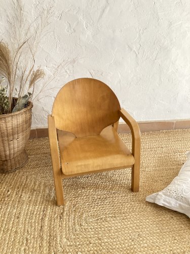Chaise enfant en bois style scandinave
