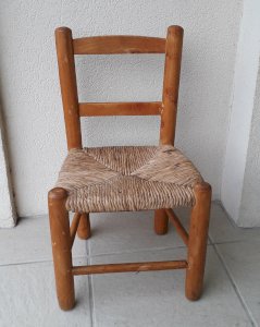 Child's wooden chair