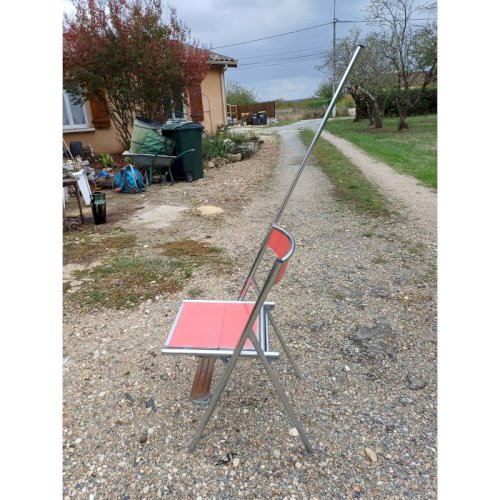 Chaise Escabeau en Formica