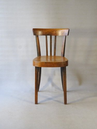 Chaise Fischel France 1949 bistrot - Art déco -no Thonet