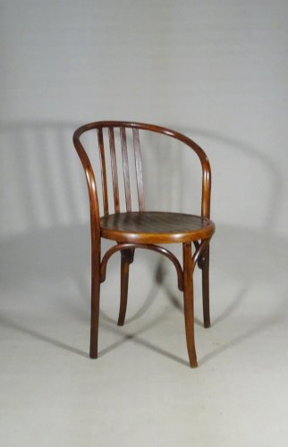 Chaise FISCHEL N° 15 E de 1925 bistrot bois-courbé, no Thonet