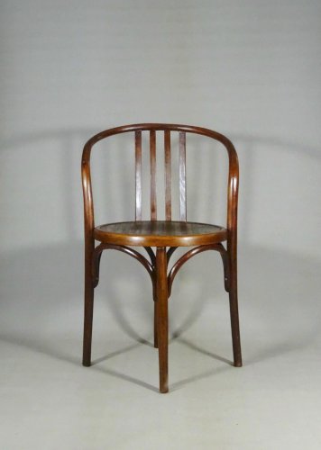 Chaise FISCHEL N° 15 E de 1925 bistrot bois-courbé, no Thonet