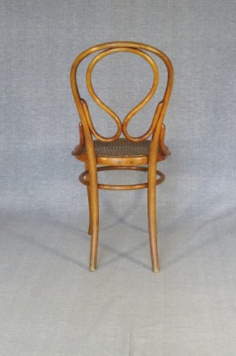 Chaise FISCHEL N°20 dite OMEGA, vers 1890 cannage d'origine. No Thonet