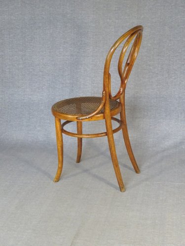 Chaise FISCHEL N°20 dite OMEGA, vers 1890 cannage d'origine. No Thonet