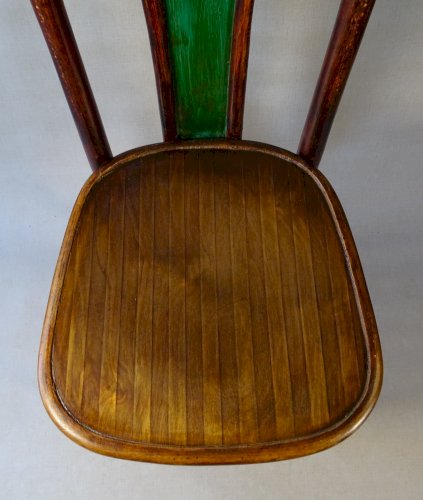 Chaise Fischel N°396 vers 1929, variante de Thonet 738/XI