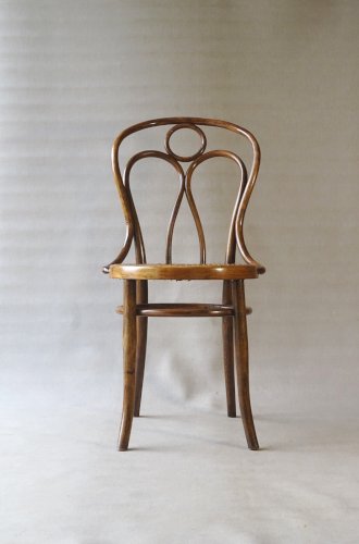 Chaise Hofmann en bois courbé, vers 1908 cannage parfait-no Thonet -