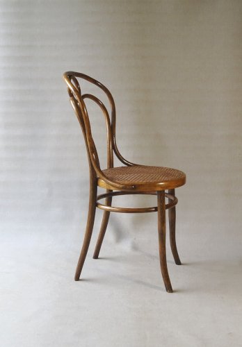 Chaise Hofmann en bois courbé, vers 1908 cannage parfait-no Thonet -