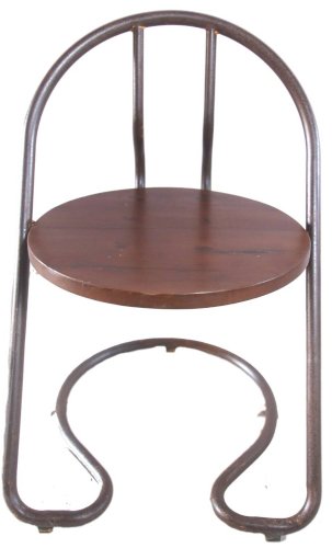 Chaise industrielle en métal