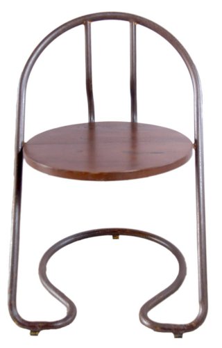 Chaise industrielle en métal
