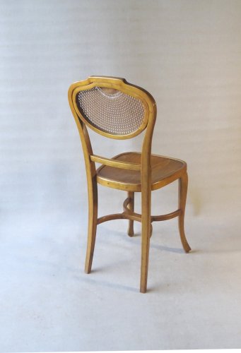 Chaise Kohn N° 301, ca. 1926 - cannage en soleil - Groupe Thonet Mundus -