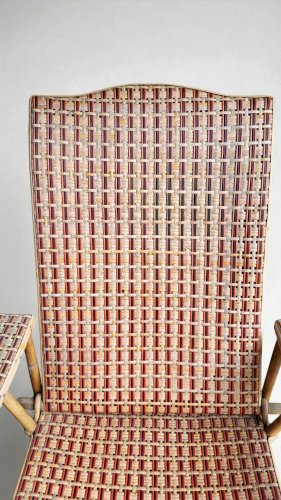 Chaise longue en rotin