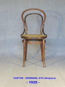 Chair No. 14 by Carton and Hermann, Belgium, 1925, No Thonet